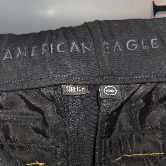 American Eagle Outfitters Black Wide-Leg Pants - Picture 4 of 5